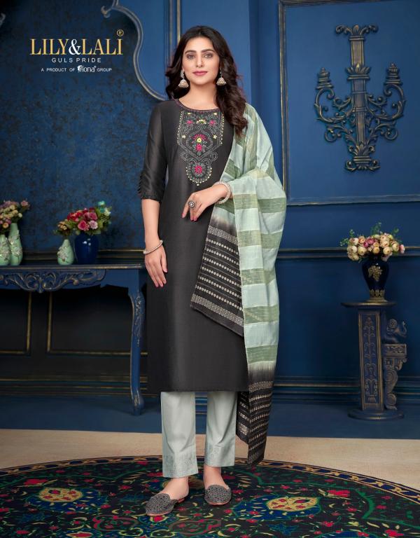 Lily And Lali Muskan 3 Exclusive Wear Silk Designer Readymade Suit